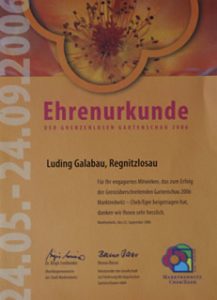 Ehrenurkunde